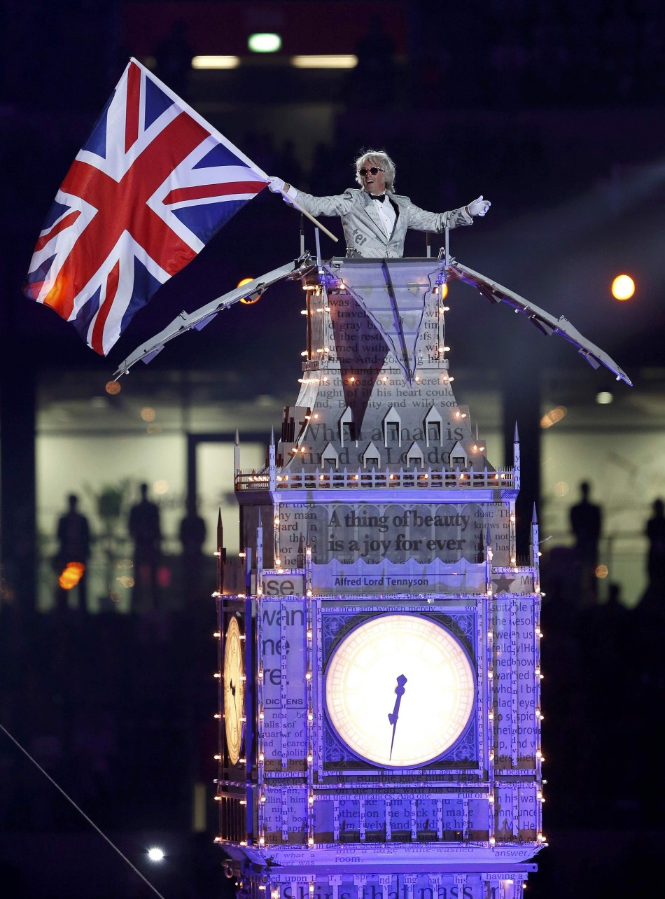 Highlights of London Olympics Closing Ceremony in Pictures A Night to