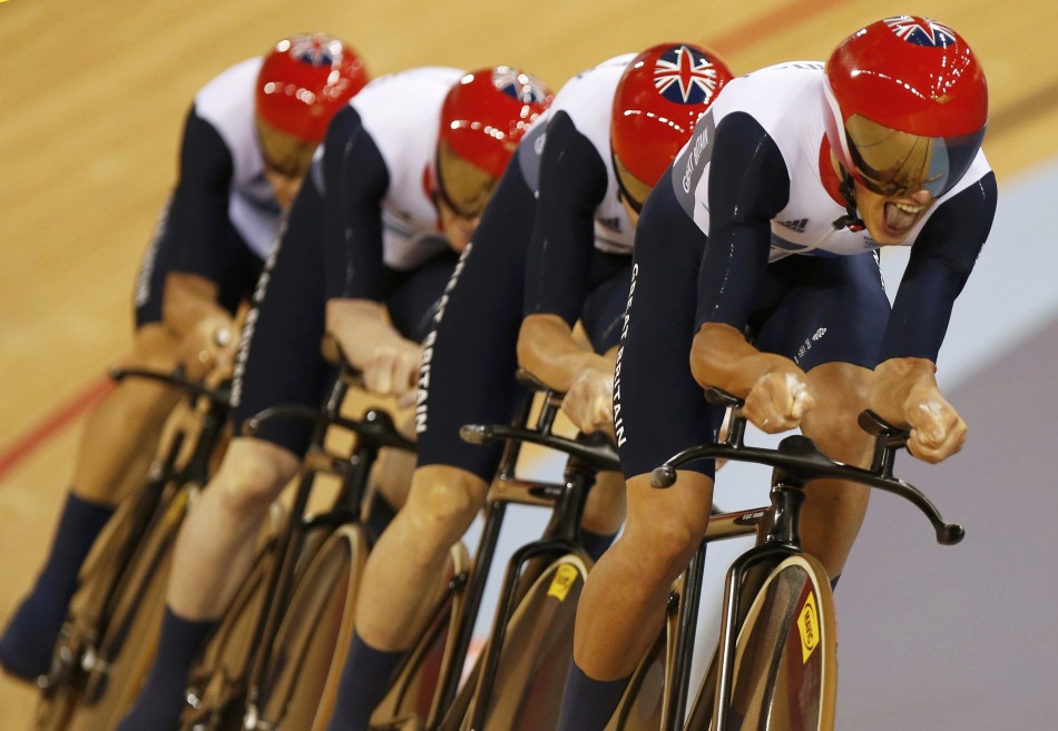 Edward Clancy, Geraint Thomas, Steven Burke, Peter Kennaugh
