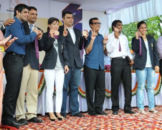 Felicitation function for India’s achievers at the 2012 London Olympic