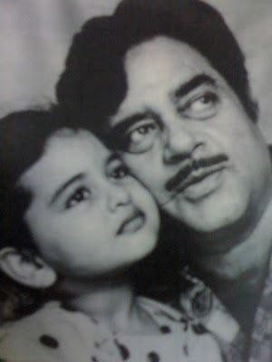 Sonakshi's childhood picture with father Shatrughan Sinha.