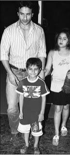 Sara (R) with father Saif Ali Khan and younger brother Ibrahim. (Facebook) Sara (R) with father Saif Ali Khan and younger brother Ibrahim. (Facebook)