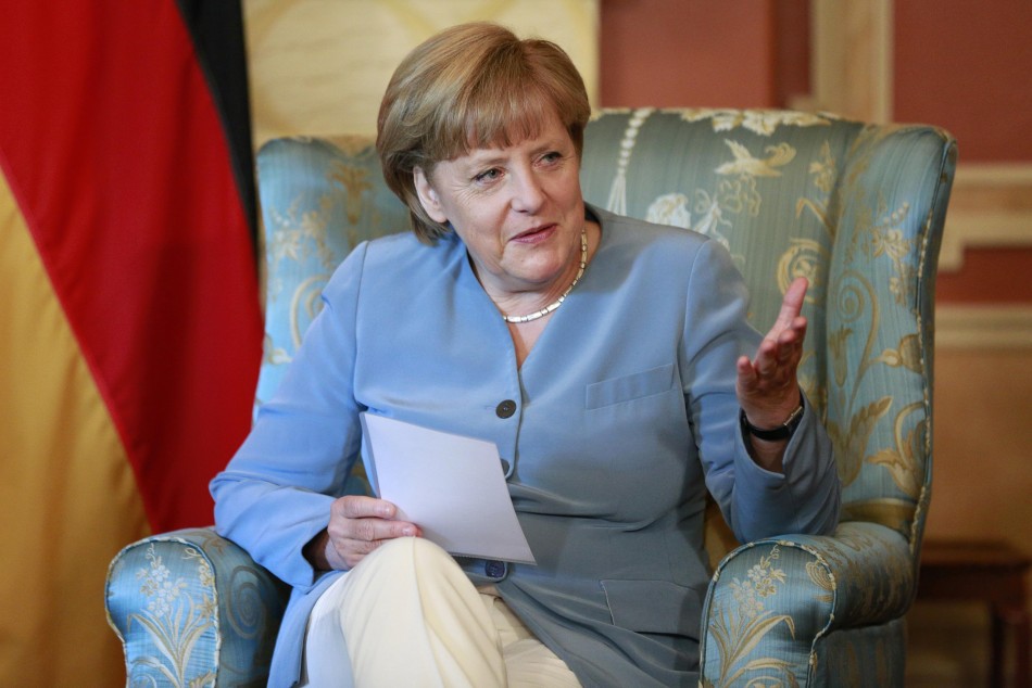 German Chancellor Angela Merkel