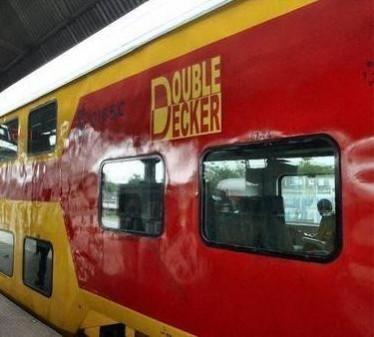 New AC Double-Decker Train Between Delhi-Jaipur. Image: IRCTC New AC Double-Decker Train Between Delhi-Jaipur
