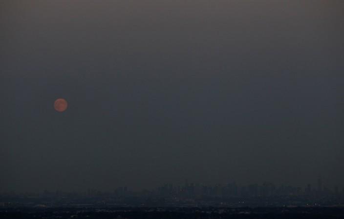 A full moon known as a Blue moon
