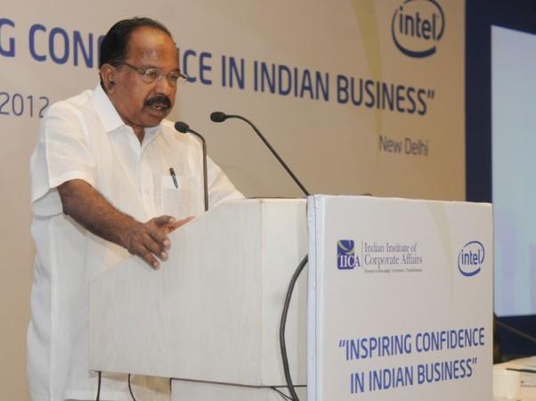 Union Petrol and Natural Gas Minister Veerappa Moily (a file photo of PIB)