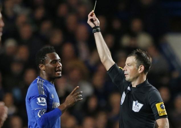 Mark Clattenburg is alleged to have made racial slurs to Chelsea's Mikel and Mata during the match against Manchester United (Reuters)