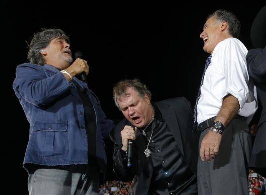 Mitt Romney, Randy Owen, Meatloaf
