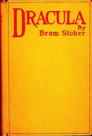 The first edition cover of Dracula Dracula