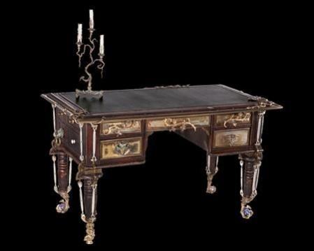 The desk where Bram Stoker wrote his famed 1897 book ''Dracula Dracula