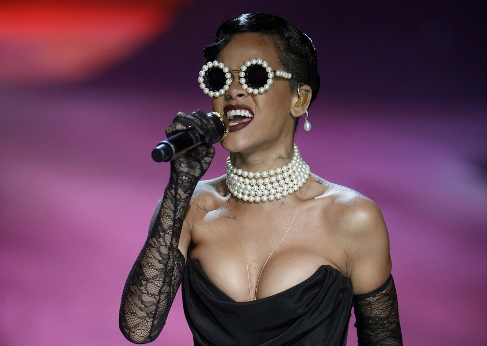 Singer Rihanna performs during the Victoria's Secret Fashion Show in New York Rihanna