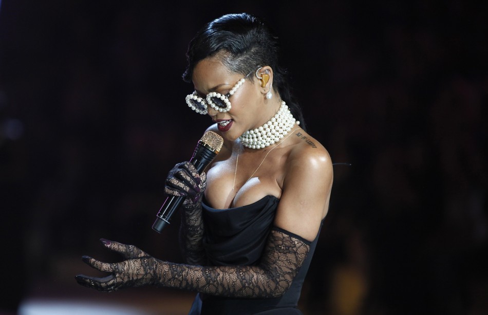 Singer Rihanna performs during the Victoria's Secret Fashion Show in New York Rihanna