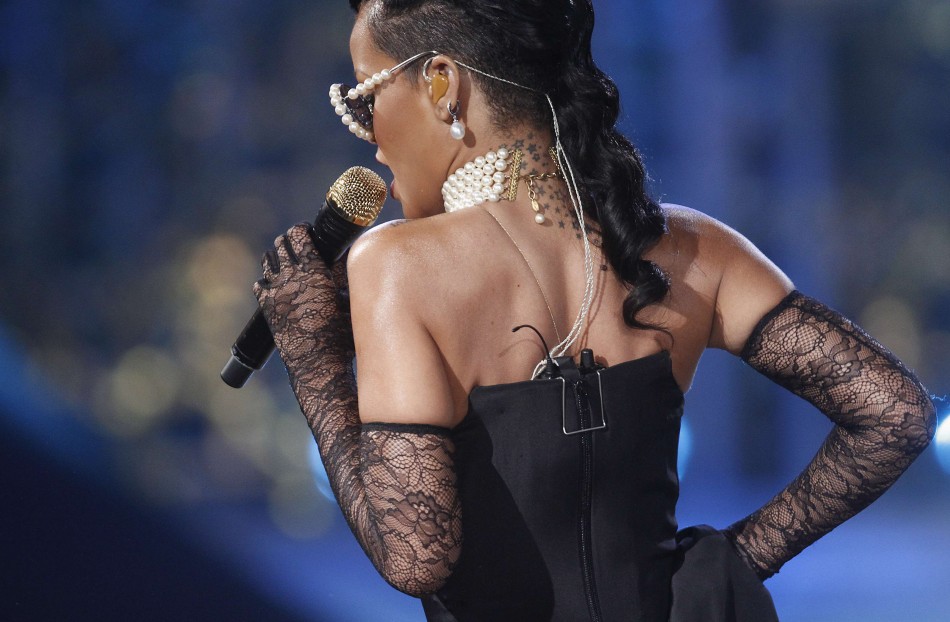 Singer Rihanna performs during the Victoria's Secret Fashion Show in New York Rihanna