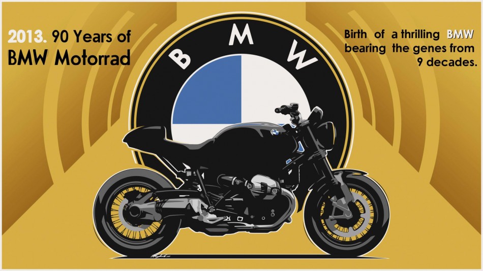 New Retro Motorcycle Design BMW Motorrad  90th Anniversary