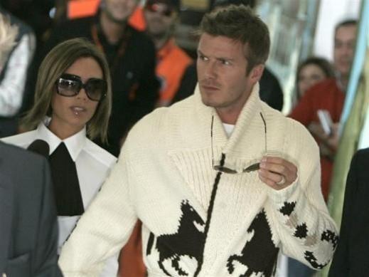 Victoria and David Beckham donate clothes to British Red Cross to help raise funds for the victims of Typhoon in the Philippines David Beckham, Victoria Beckham