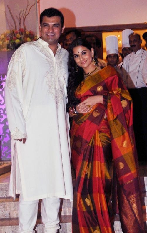 3.Siddharth Roy Kapur and Vidya Balan