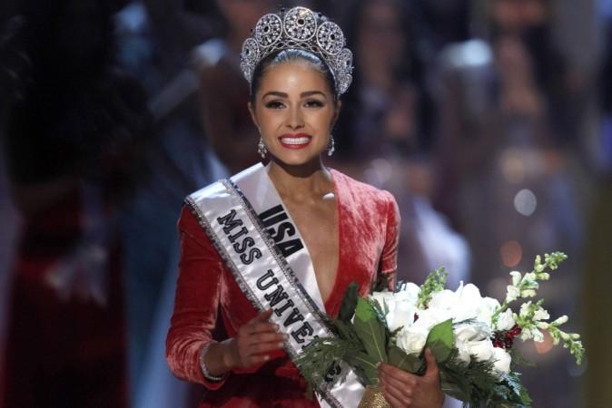 Miss USA Olivia Culpo reacts after being crowned during Miss Universe pageant in Las Vegas Miss Universe 2012