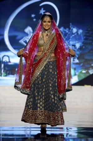 Miss India Singh performs onstage at the 2012 Miss Universe National Costume Show at PH Live in Las Vegas Miss Universe 2012