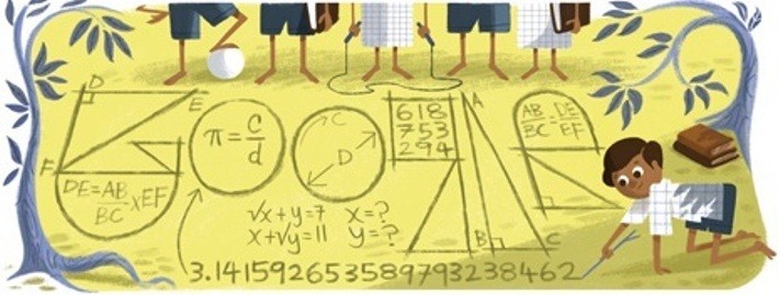 Google Doodle Celebrates Srinivasa Ramanujan's 125th Birthday