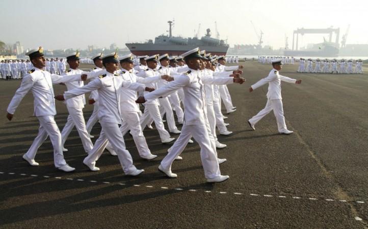 Indian Navy sailors march as they take part in ceremonial parade during Republic Day celebrations at the southern Naval Command in Kochi (Reuters) . Indian Navy sailors march as they take part in ceremonial parade during Republic Day celebrations at the southern Naval Command in Kochi (Reuters) .