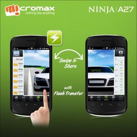 Micromax A27 Ninja Mobile Pops Online for ₹ 3,399