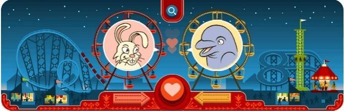 Google Doodles George Ferris’ birthday and Valentine’s Day Google Doodles George Ferris’ birthday and Valentine’s Day