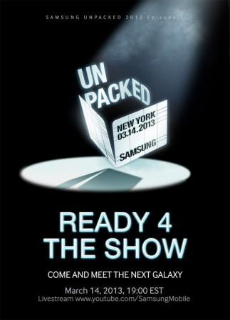Samsung Galaxy S4 March 14 Launch Event.