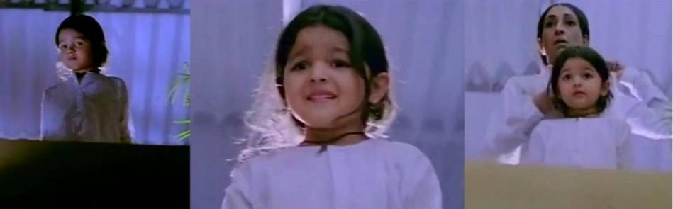 Alia Bhatt as young Preity Zinta in Sangharsh film (YouTube Sceenshot/saketgadkari0) Alia Bhatt
