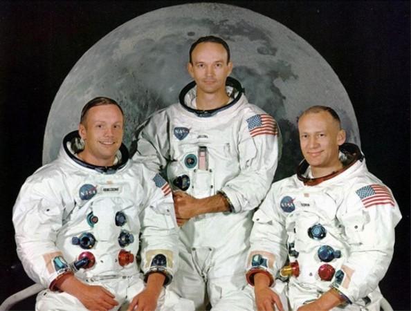 Apollo 11 astronauts (L-R) Neil Armstrong, Michael Collins and Edward "Buzz Aldrin pose in this undated file photo.