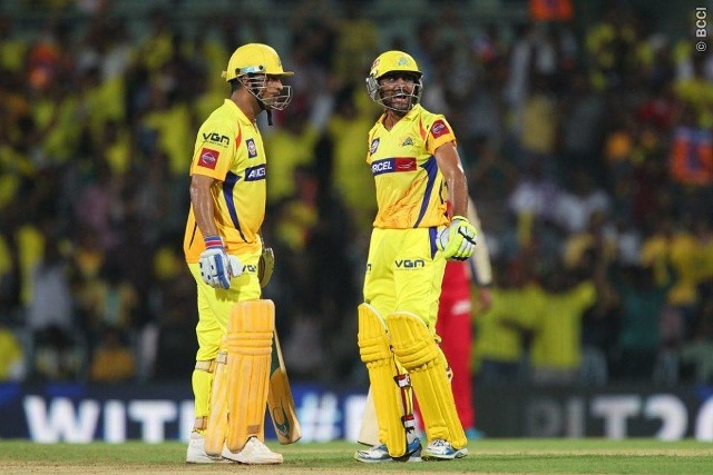 MS Dhoni Ravindra Jadeja CSK