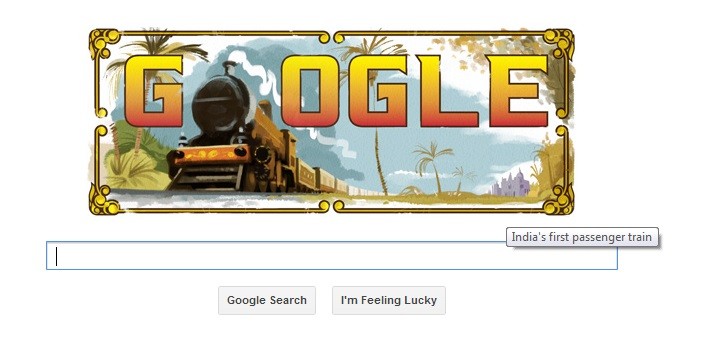 Google Doodle Marks 160 Years of India's First Passenger Train Journey ...