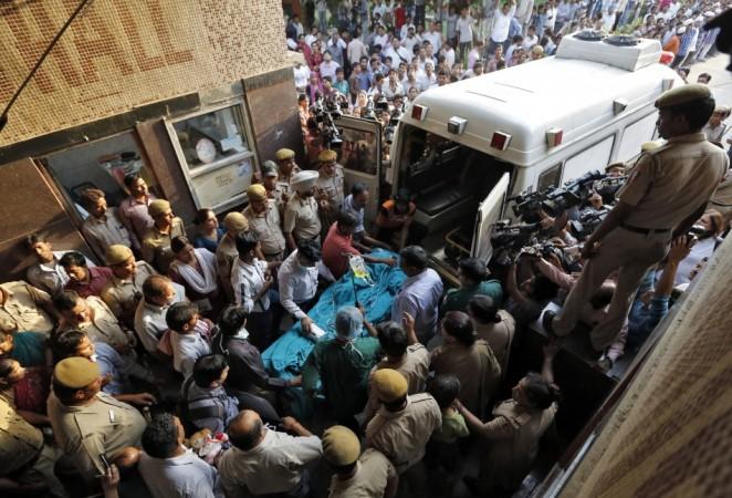 A five-year-old rape victim is moved to the All India Institute of Medical Sciences hospital from Swami Dayanand hospital for treatment (Reuters) Dellhi Rape