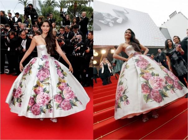 Actress Sonam Kapoor poses on the red carpet as she arrives for the screening of the film 'Jeune & Jolie' (Young & Beautiful) in competition during the 66th Cannes Film Festival in Cannes May 16, 2013. Source: Reuters Sonam Kapoor