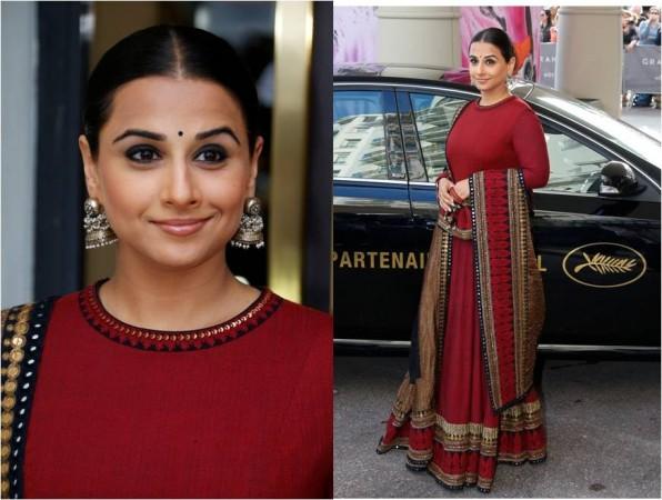 Jury member actress Vidya Balan arrives at the Grand Hyatt Cannes Hotel Martinez on the eve of the opening of the 66th Cannes Film Festival in Cannes May 14, 2013 (Reuters) Vidya Balan