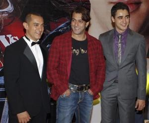 Aamir Khan and Salman Khan at a movie promotion