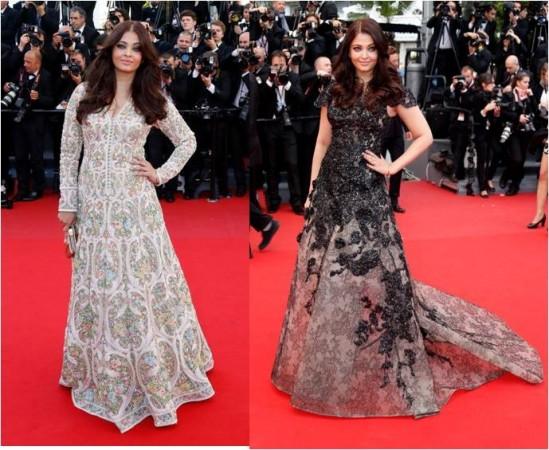 Aishwarya Rai poses on the red carpet during the 66th Cannes Film Festival in Cannes May 2013. Aishwarya Rai