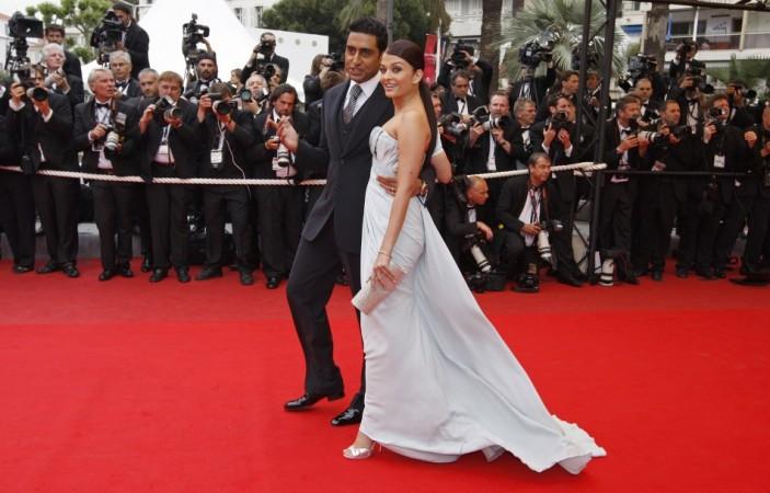 Aishwarya Rai and Abhishek Bachchan during the 62th Cannes Film Festival in May 2009 Aishwarya Rai
