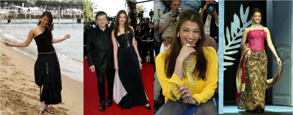 Aishwarya Rai Bachchan during the Cannes Film Festival in May 2003 Aishwarya Rai