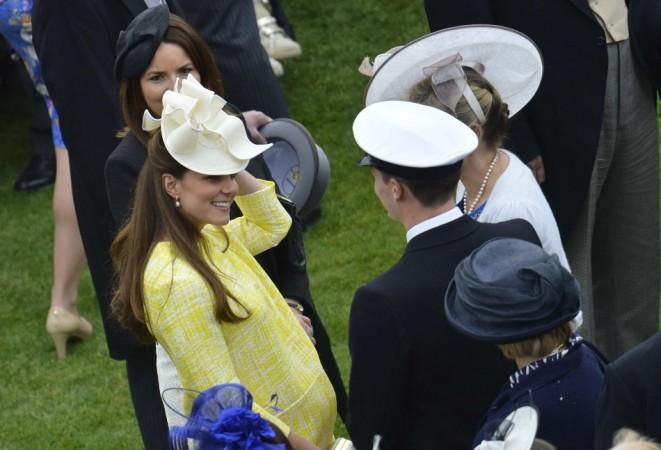 Britain's Catherine, Duchess of Cambridge attends a garden party at Buckingham Palace in London Duchess of Cambridge