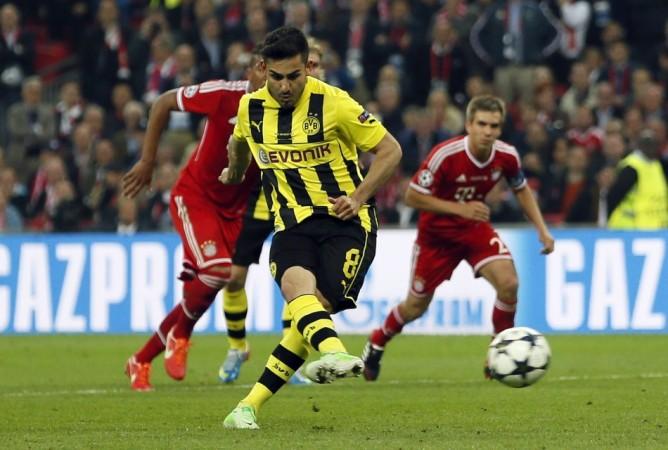 Borussia Dortmund's Guendogan scores penalty against Bayern Munich in Champions League final in London Borussia Dortmund, Ilkay Guendogan