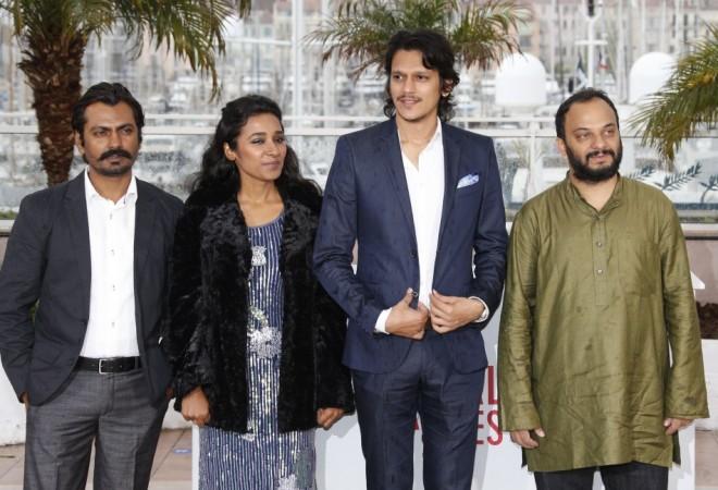 Nawazuddin Siddiqui and Tannishtha Chatterjee Cannes