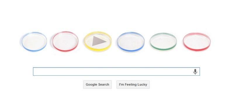 Animated Google Doodle Celebrating Julius Richard Petri's 160 Birthday (Google) Animated Google Doodle Celebrating Julius Richard Petri's 160 Birthday (Google)