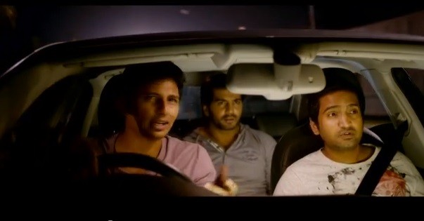 YouTube screenshot from the official trailer of "Endrendrum Punnagai"
