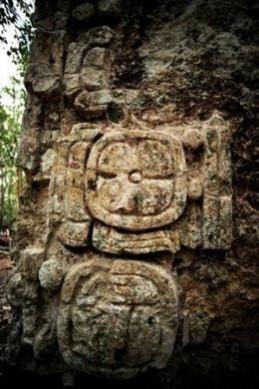 A sculpted stone shaft called stelae is pictured at the newly discovered ancient Maya city Chactun in Yucatan peninsula in this undated handout picture by National Institute of Anthropology and History (INAH) (REUTERS/INAH/Handout via Reuters) A sculpted stone shaft called stelae is pictured at the newly discovered ancient Maya city