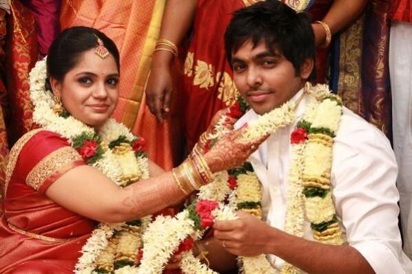 GV Prakash and Saindhavi tie the knot GV Prakash and Saindhavi