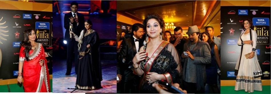 Divya Dutta, Vidya Balan, Madhuri Dixit-Nene, Zeenat Aman IIFA Awards 2013