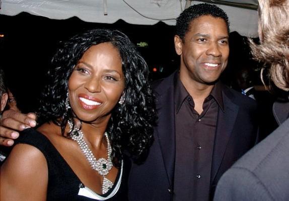 Photographs of Denzel alledgely cheating on his wife (L) with another woman are being reportedly offered to the media. Denzel Washington and wife Pauletta