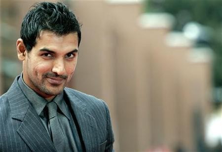 Actor John Abraham poses on the red carpet at the Rome International Film Festival October 24, 2007.