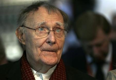 Designation: Founder IKEA
Worth: $49.1 Billion
Age: 87
Country: Sweden
Ingvar Kamprad is the richest man in Sweden and for the first time is featured in the top 10 billionaires list. He stepped down as the Chairman to world’s largest furniture retailer, IKEA, last month in order to hand over the seat to his youngest son. Like Ortega in 2011, Kamprad is likely to be the top gainer in 2012 as his company made more than $36 billion in revenue and $4 billion in net income through a series of trusts and foundations. #5 Ingvar Kamprad