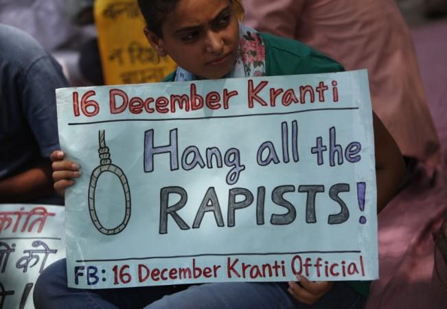 A demonstrator protest in New Delhi September 1, 2013.