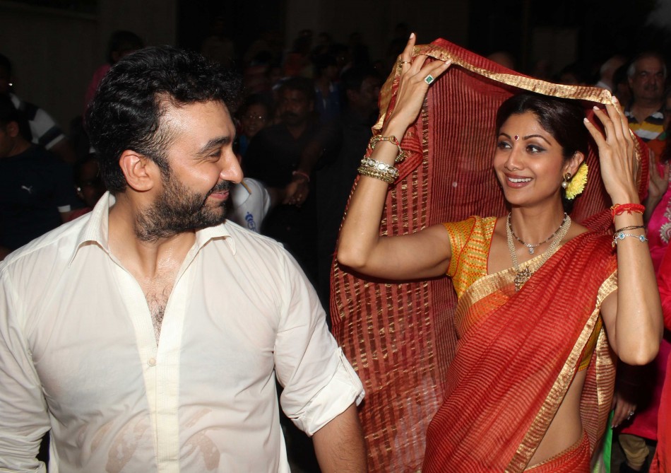 Shilpa Shetty during Ganpati Visarjan Shilpa Shetty